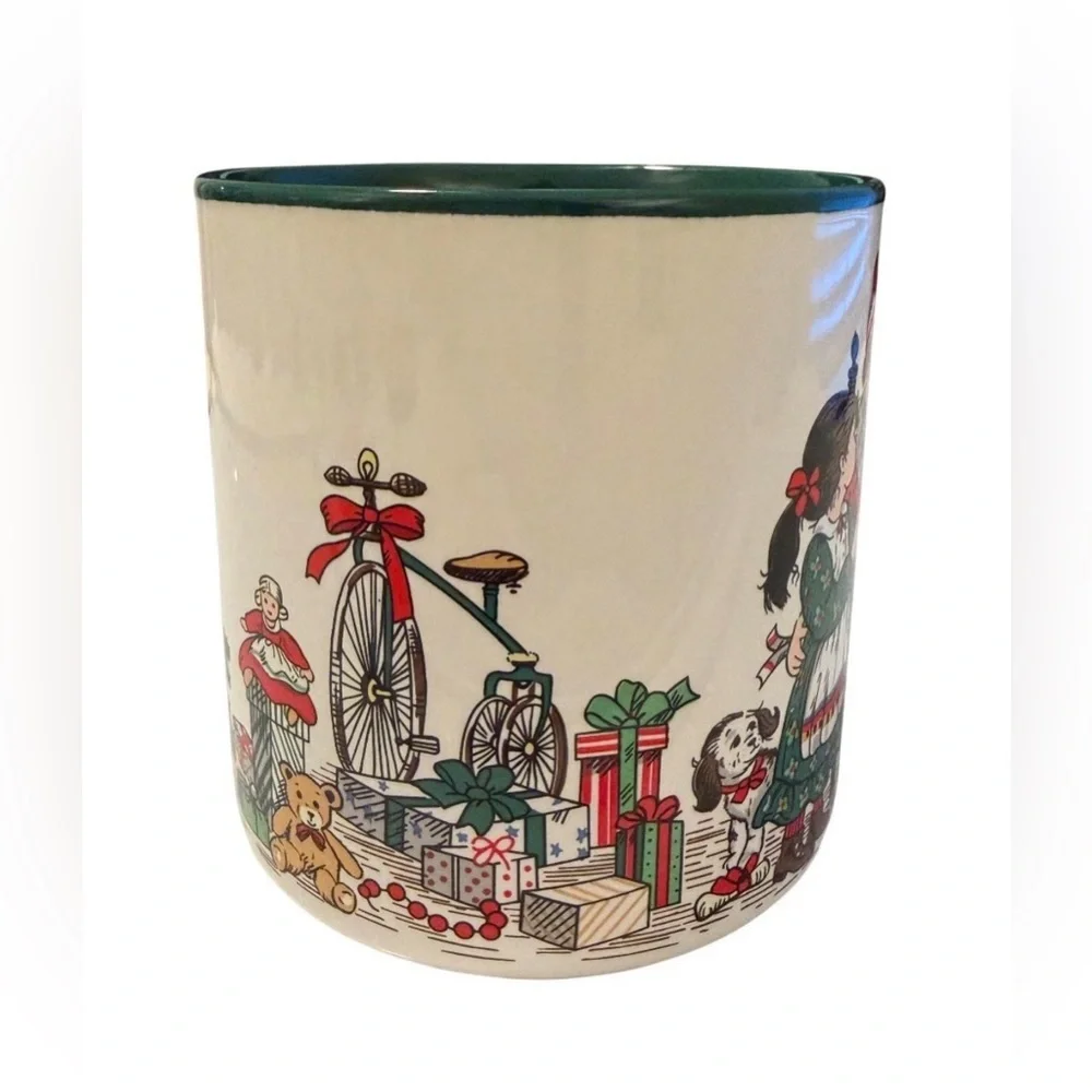 Vintage Christmas Potpourri Press Santas Snack 1993 Coffee Tea Mug